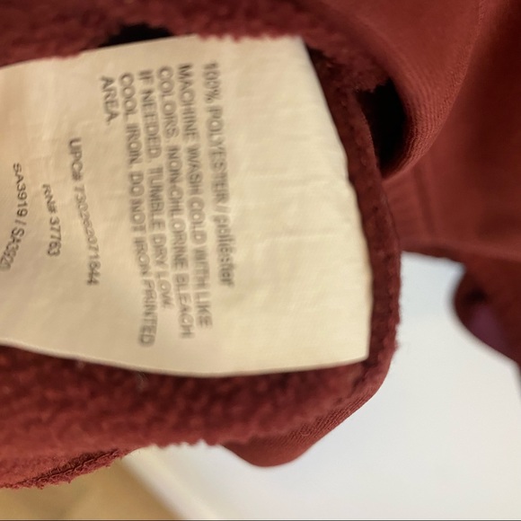 Callaway XL 1/4 Zip Pullover Sweater Men Maroon Golf Shirt - Picture 7 of 13